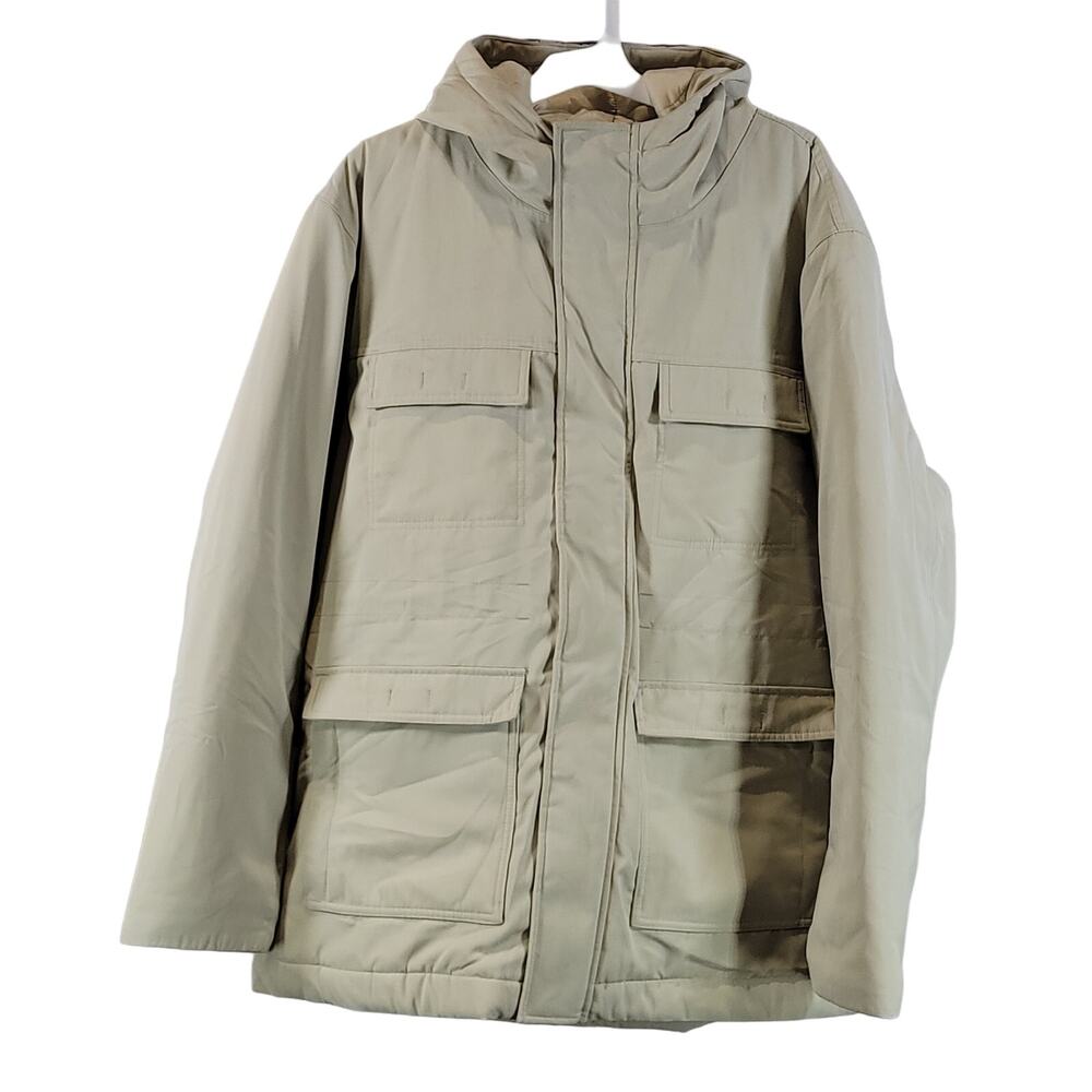 Amazon Aware Mens Winter Coat Cream Size XXL NWT